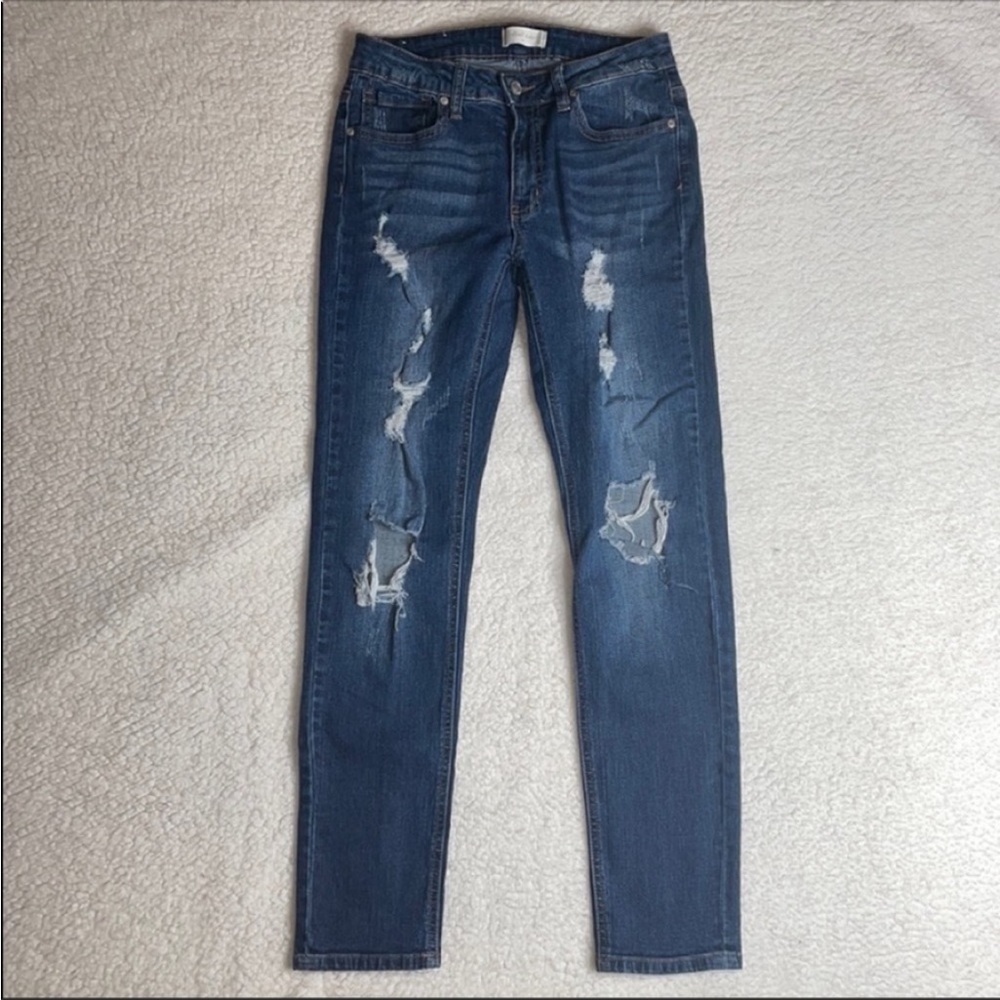 Altar’d State Jeans Distressed Ripped In Style Size 24 In style - Picture 3 of 14